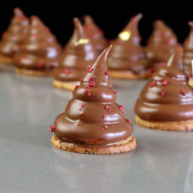 Marshmallow de Frambuesa con cobertura de Chocolate